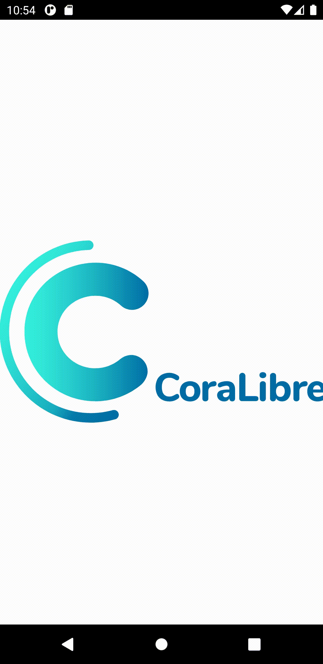 CoraLibre-App interaktiver Screen
